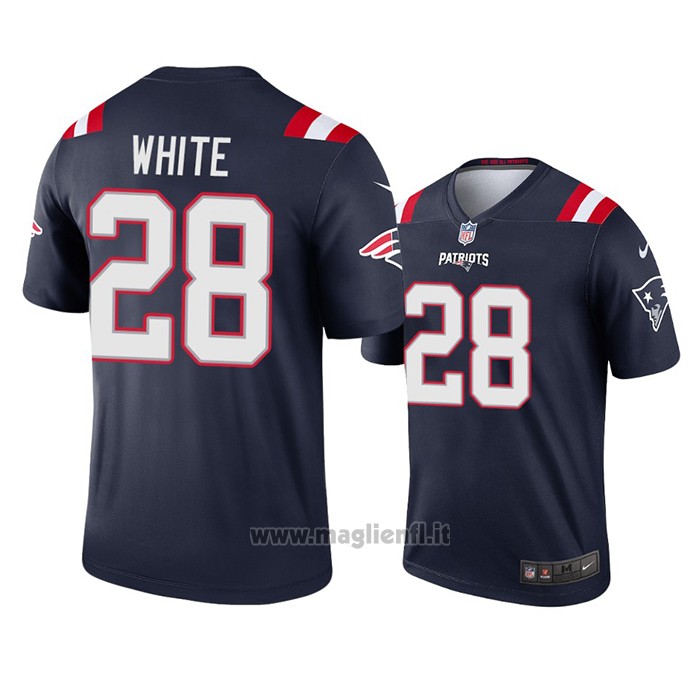 Maglia NFL Legend New England Patriots James White Navy 2020